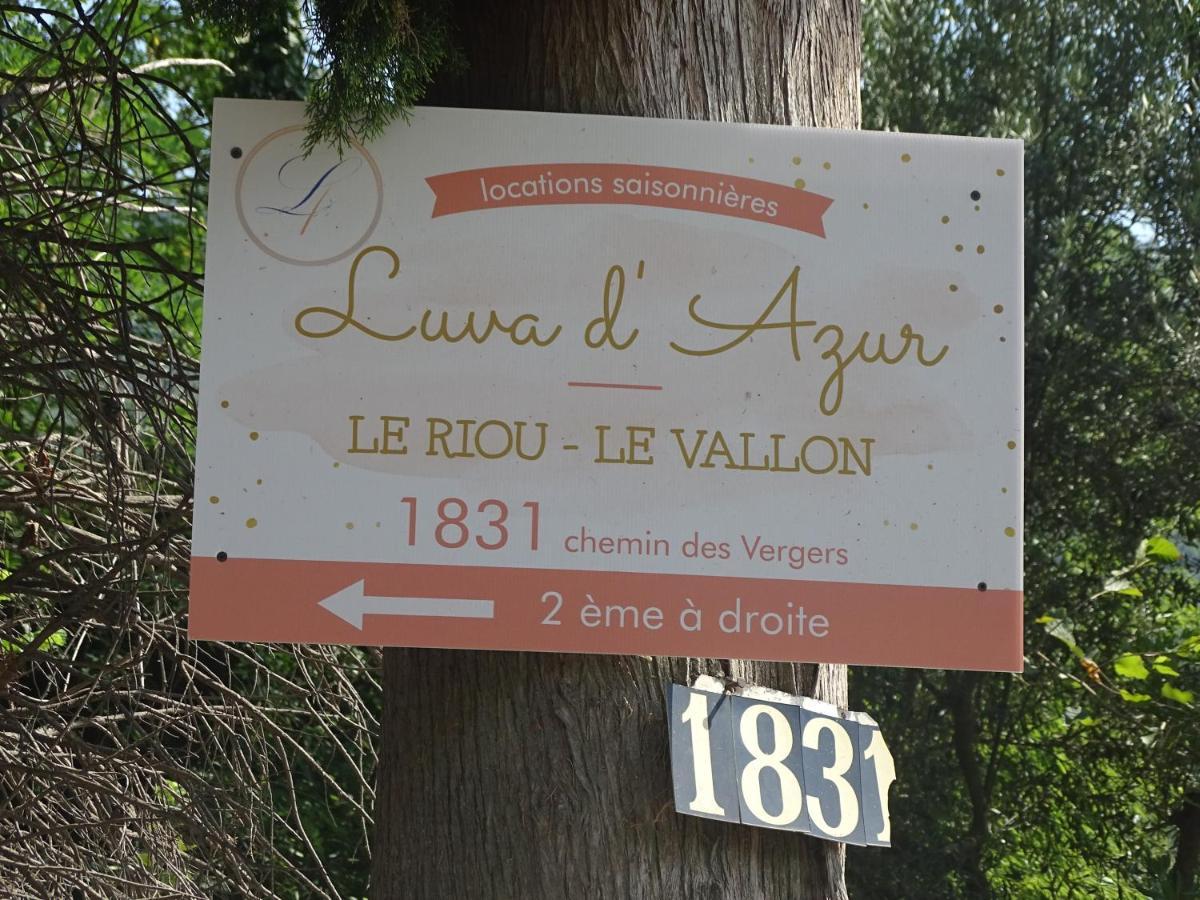 Luva D'Azur, Rez De Villa Le Riou - Le Vallon Le Bar-sur-Loup エクステリア 写真