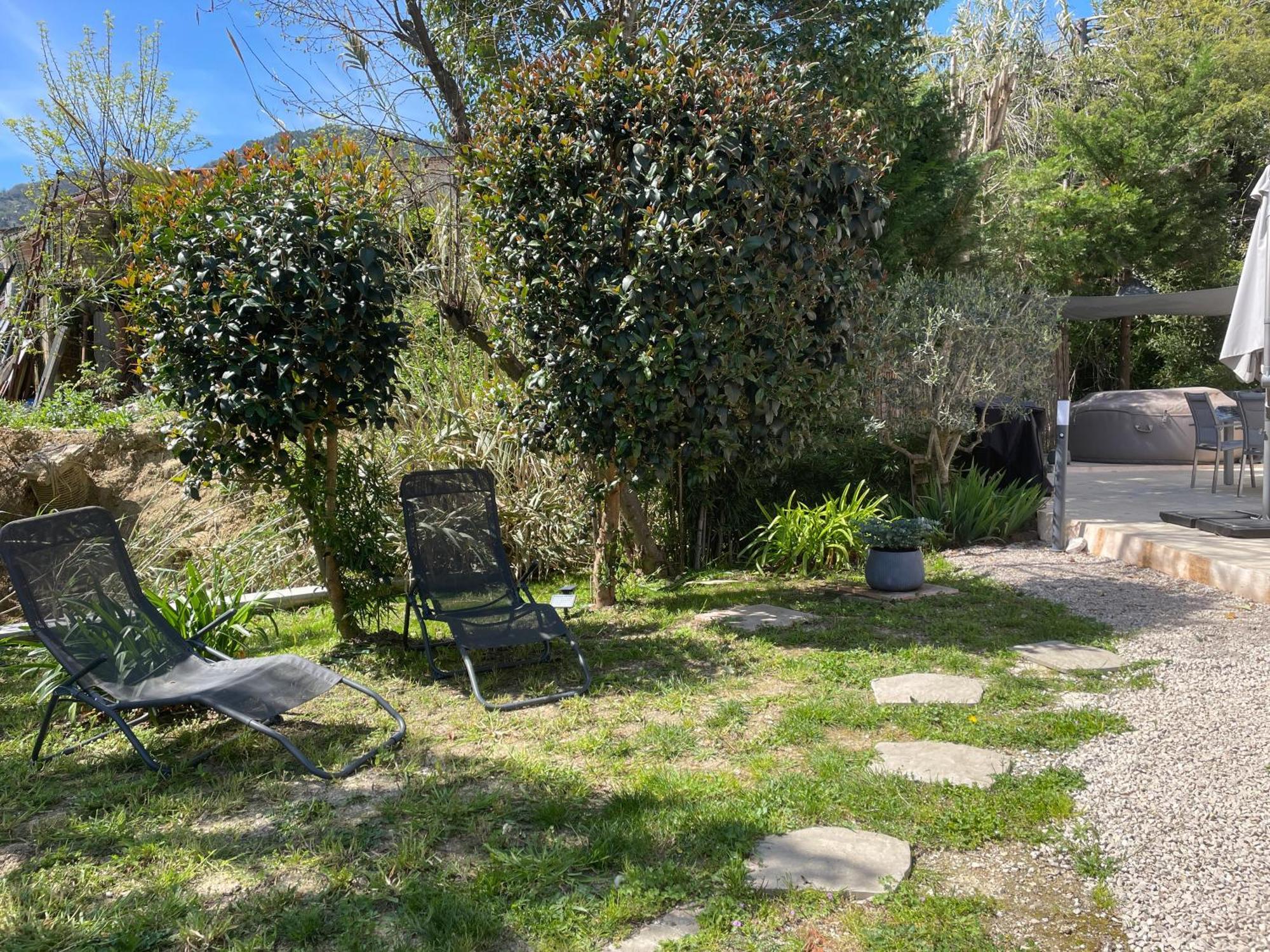 Luva D'Azur, Rez De Villa Le Riou - Le Vallon Le Bar-sur-Loup エクステリア 写真