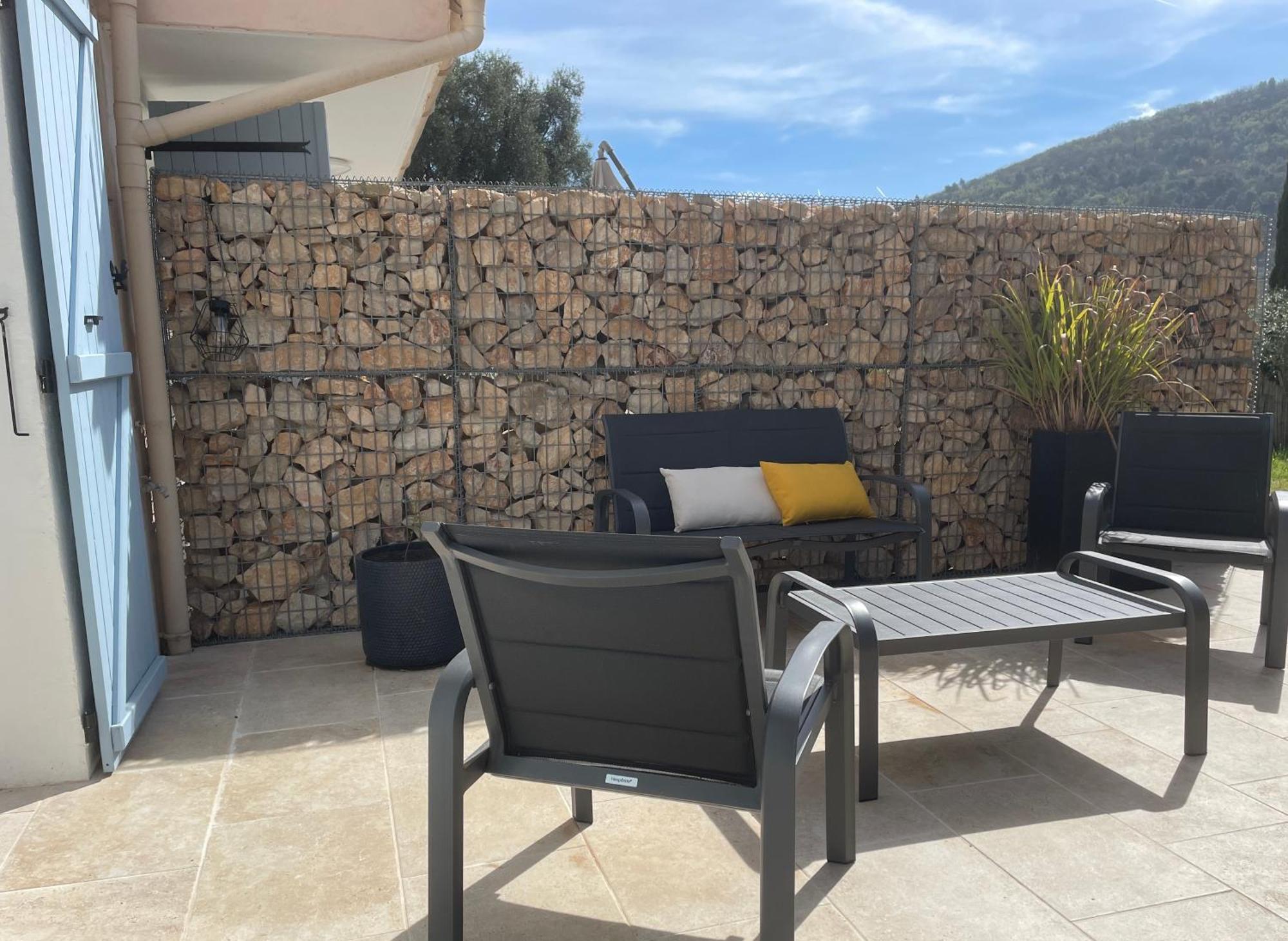 Luva D'Azur, Rez De Villa Le Riou - Le Vallon Le Bar-sur-Loup エクステリア 写真