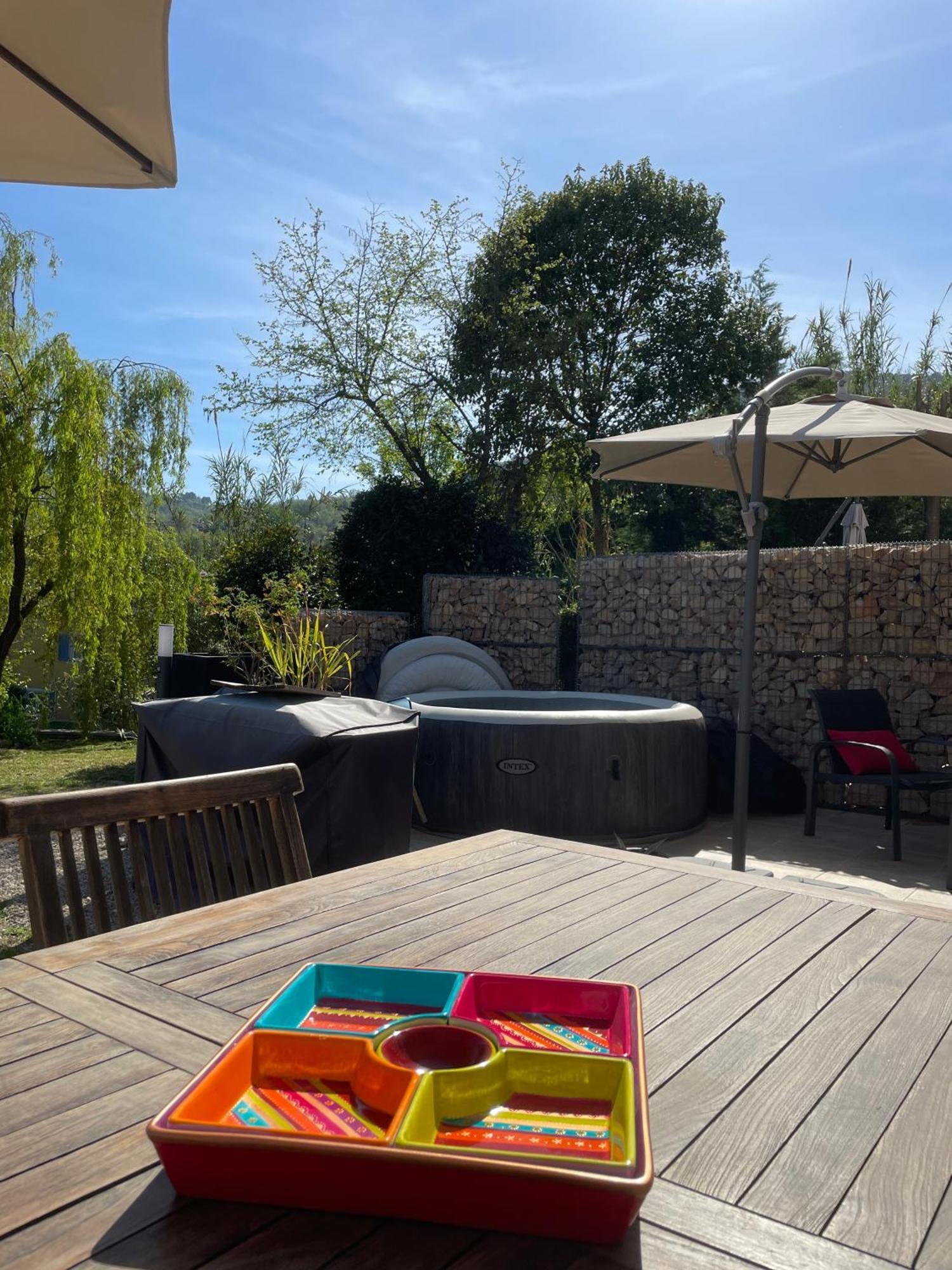 Luva D'Azur, Rez De Villa Le Riou - Le Vallon Le Bar-sur-Loup エクステリア 写真