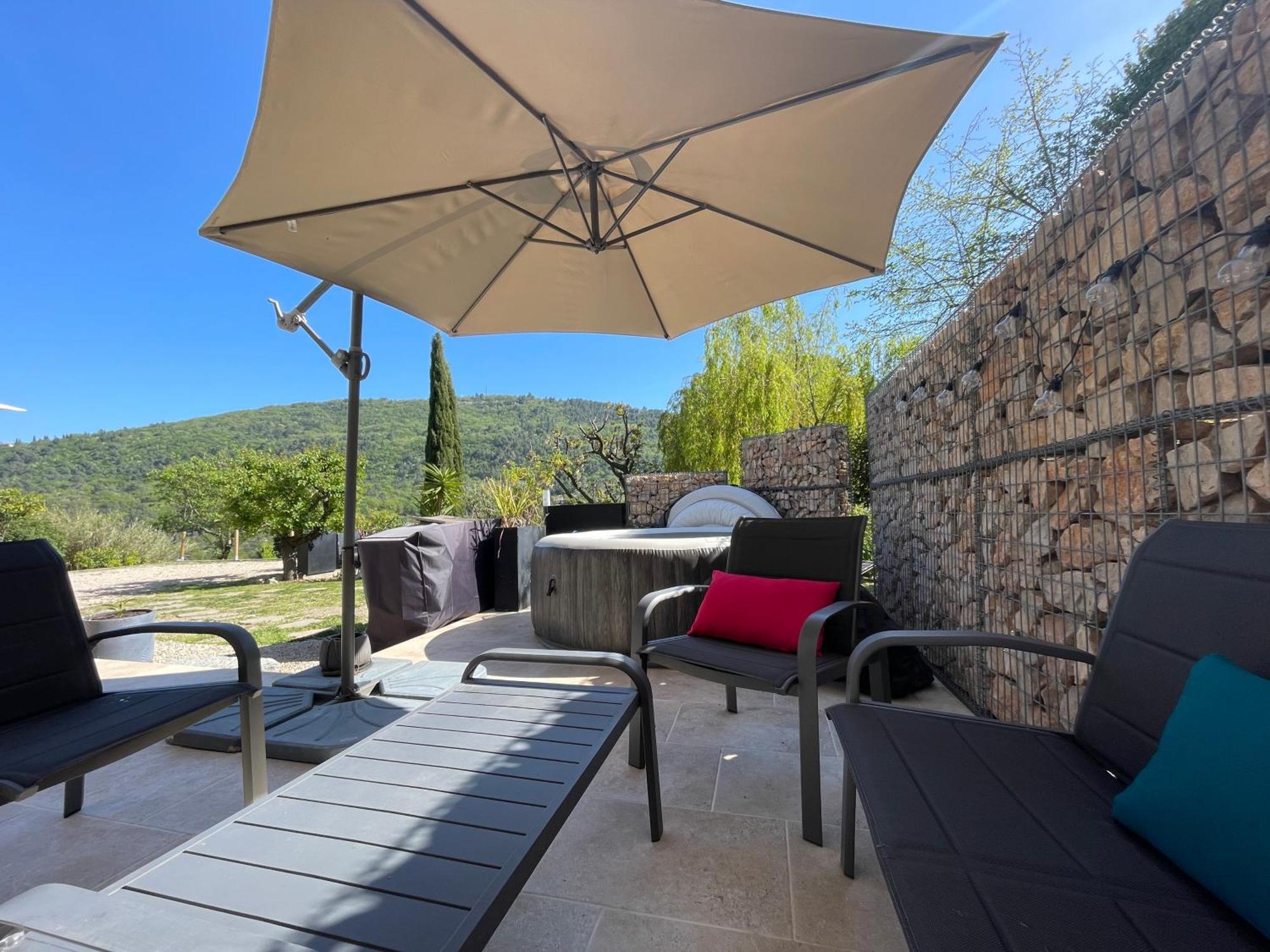 Luva D'Azur, Rez De Villa Le Riou - Le Vallon Le Bar-sur-Loup エクステリア 写真