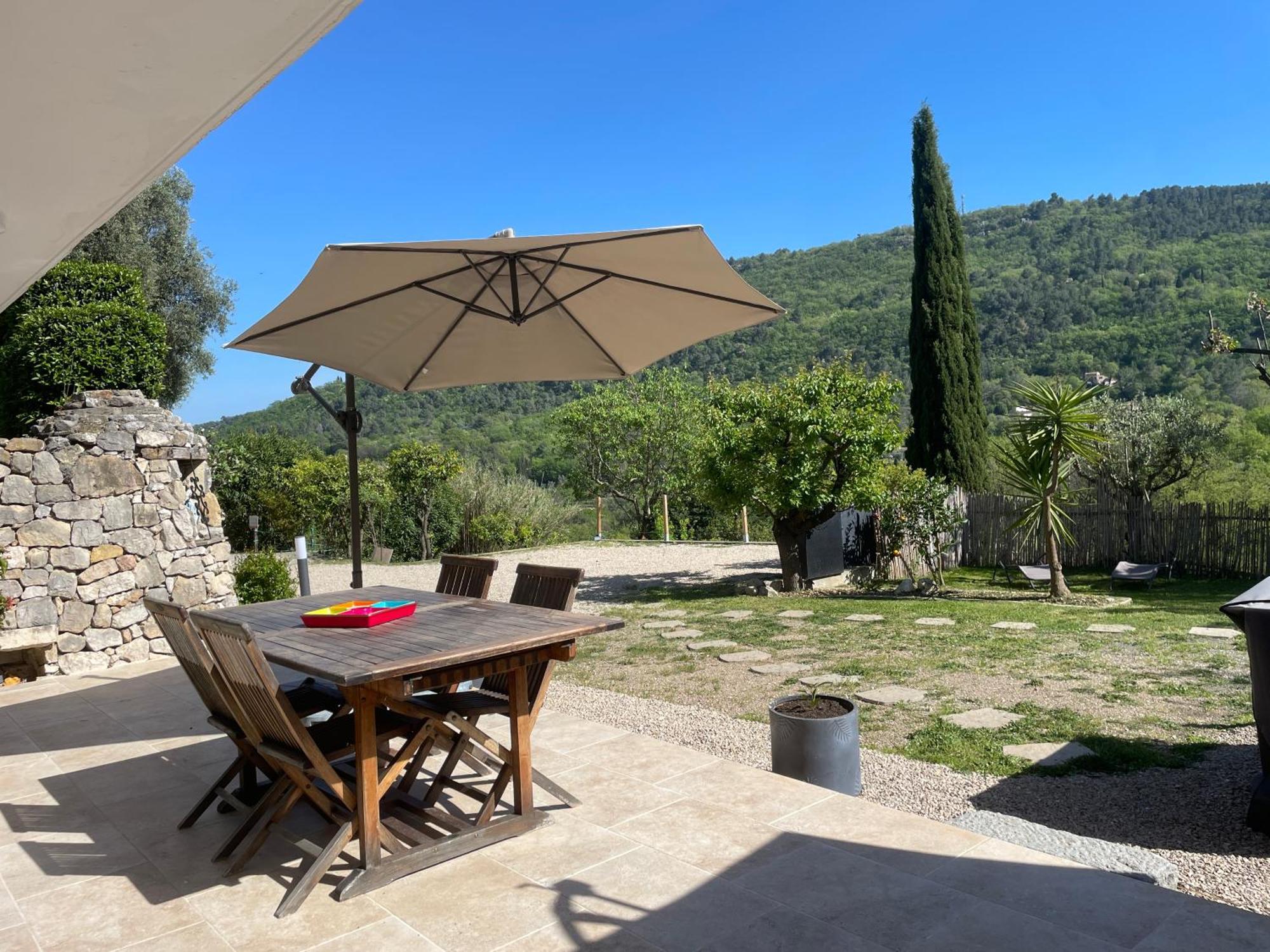 Luva D'Azur, Rez De Villa Le Riou - Le Vallon Le Bar-sur-Loup エクステリア 写真