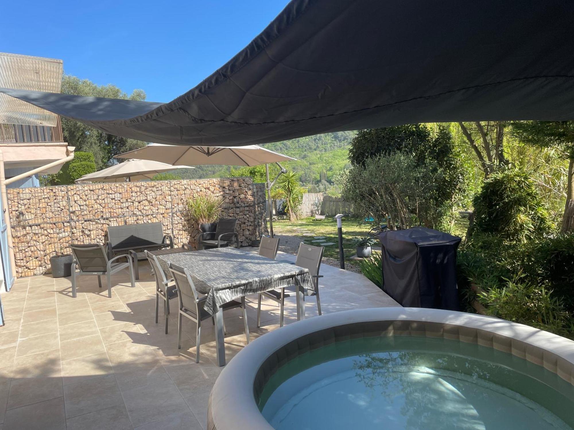 Luva D'Azur, Rez De Villa Le Riou - Le Vallon Le Bar-sur-Loup エクステリア 写真